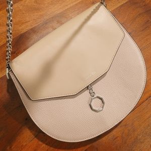 Louise et Cie Jael Crossbody Bag, Leather, Creme"